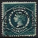 NSW Australian States SG 329 5d dk blue-green diadem compound P11 at right Used