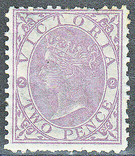 Victoria Australian States SG 169a 2d Dull lilac-mauve Mint