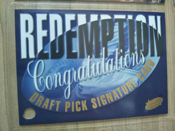 2000 Select Draft Pick Signature Card Travis Gaspar West Coast