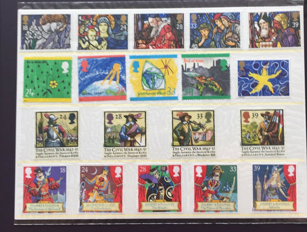 GB Great Britain 1992 Royal Mail Stamp Year Album Volume 9 Includes Years Issues.