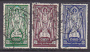 Ireland St Patrick SG 102/4 Set of 3 Used