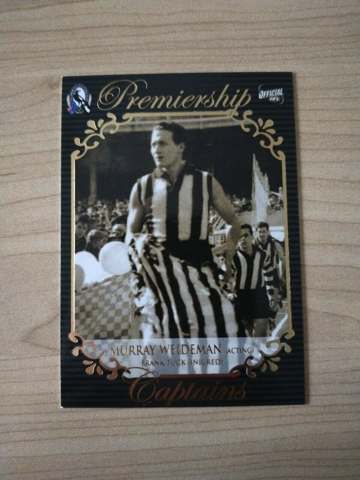 Select ESP Official AFL Collingwood Team Of The Century Murray Weideman (78)