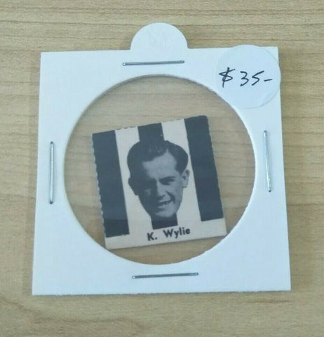 VFL 1956 Argus Newspaper Fireside Footballers Collingwood K Wylie Football Card