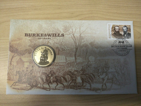 2010 Australian $1 150 Years Of Burke & Wills PNC 1st Day Issue