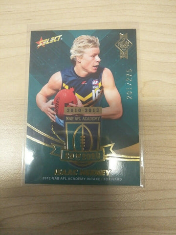 2017 Select Future Force 20 in 2020 Isaac Heeney Sydney Swans No. 201/275