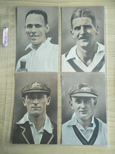 Australian English Cricket Postcards Test Match Stars And Favourites 20 Cards