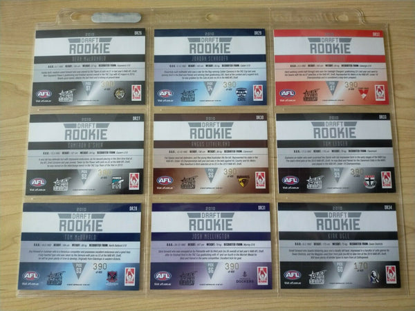 2011 Select Infinity Draft Rookie Complete Set Of 36 Cards