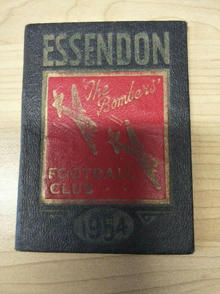 VFL 1954 Essendon Football Club Membership Season Ticket No. 4784