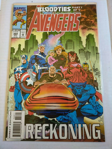 Marvel 1992 November No.368 The Avengers Comic