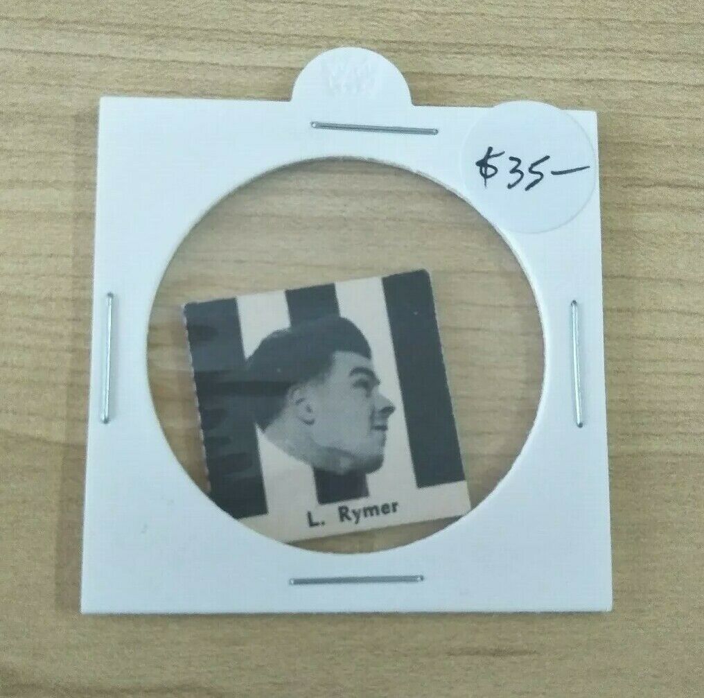 VFL 1956 Argus Newspaper Fireside Footballers Collingwood L Rymer Football Card