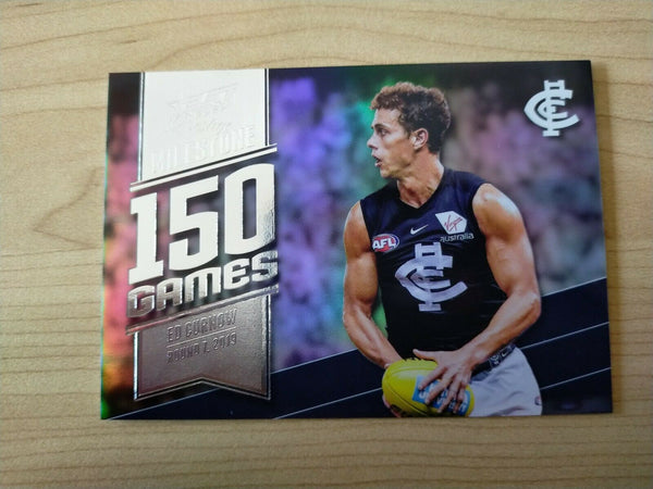 2020 Select Prestige Milestones Ed Curnow Carlton No. 061/200