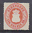 OLDENBURG Germany German States 1862 ½ Gr orange Michel 16A MLH