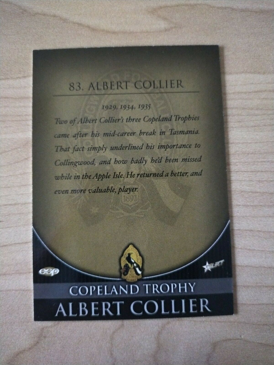 Select ESP Official AFL Collingwood Team Of The Century Albert Collier ...