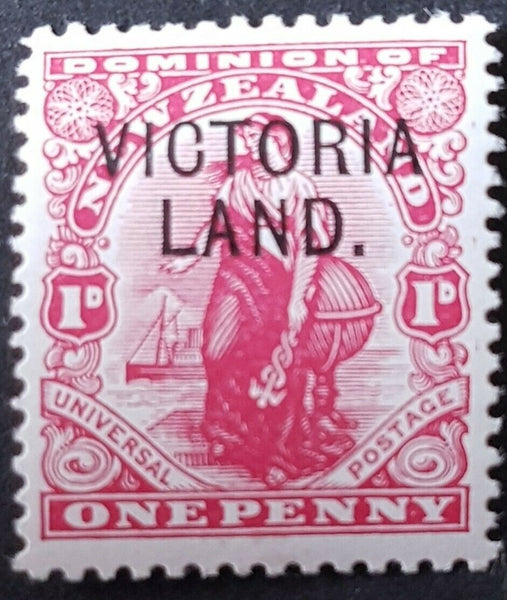 Victoria Land NZ New Zealand Antarctic SG A3 1d Dominion Mint unhinged