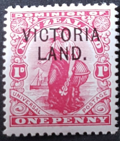 Victoria Land NZ New Zealand Antarctic SG A3 1d Dominion Mint unhinged