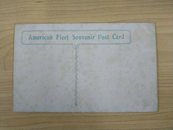 American Vintage USS New Jersey American Fleet Souvenir Postcard
