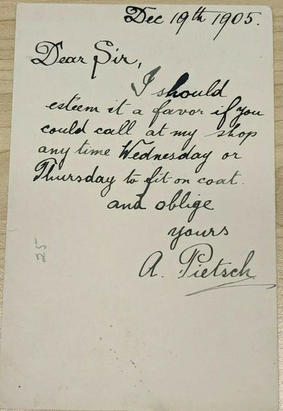 SA South Australia 1905 1d Postcard to Concordia College ships lighthouses