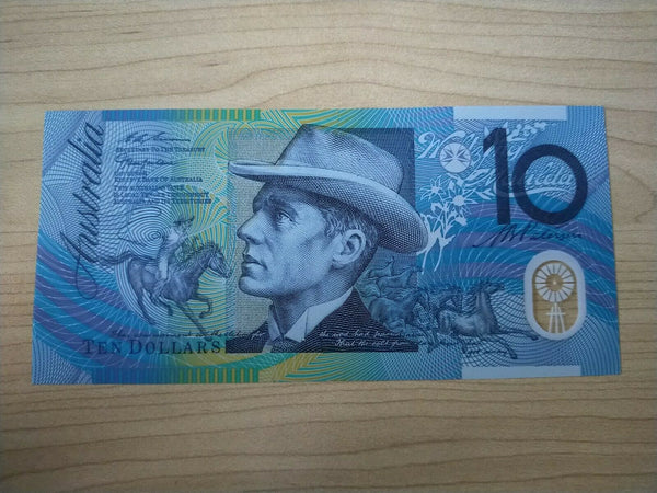 Australia 1998 $10 R318c MacFarlane Evans Uncirculated Banknote