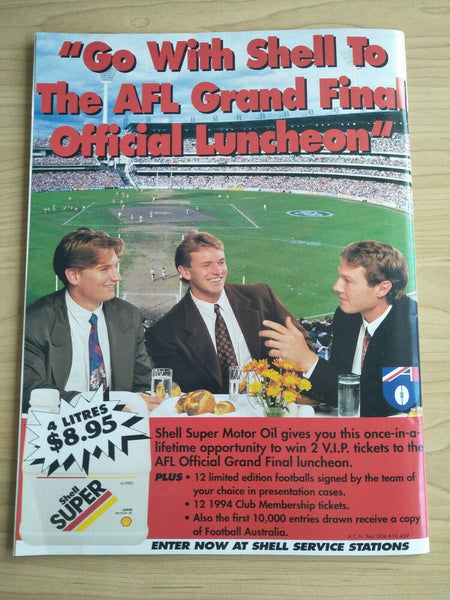 AFL 1993 Football Australia Football Record including Poster