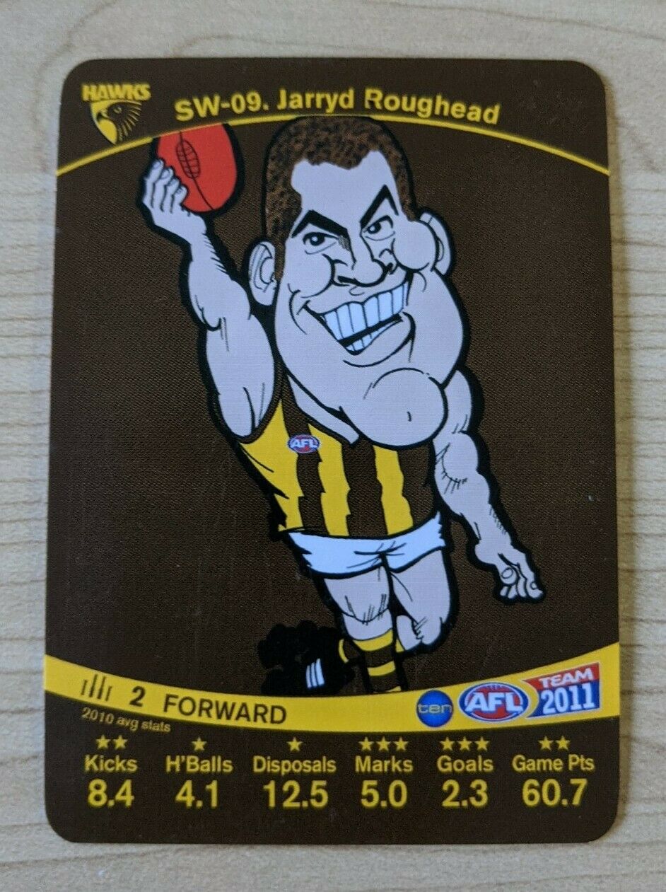 2011 Teamcoach Sample Star Wildcard SW-09 Jarryd Roughead Hawthorn Hawks