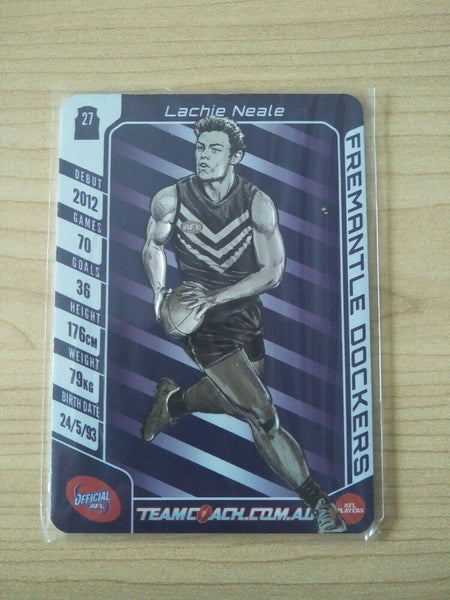 2016 AFL Teamcoach Star Wildcard Lachie Neale Fremantle SW-06