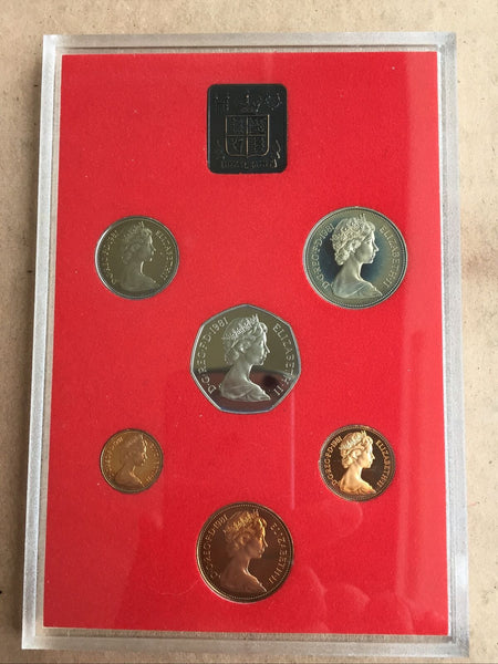 UK Great Britain 1981 Proof Set
