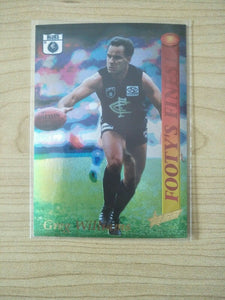 1995 Select Footy's Finest Greg Williams Carlton Blues