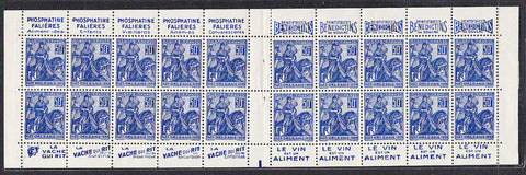 France SG 469 500th Anniv Relief of Orleans Joan of Arc booklet pane of 20 MUH