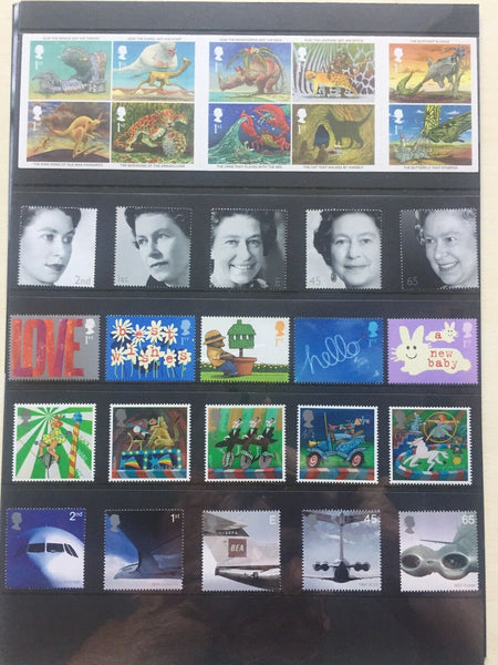 GB Great Britain 2002 Royal Mail Stamp Collectors Pack. Includes Years Issues.