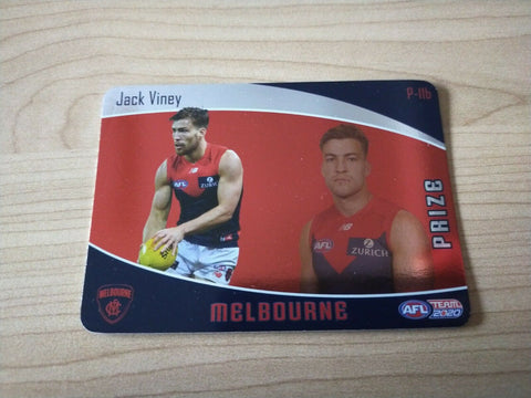 2020 Teamcoach Prize Football Card Jack Viney Melbourne P-11b