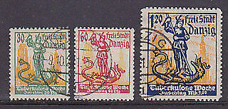 Danzig Germany Poland Michel  90-92 Used