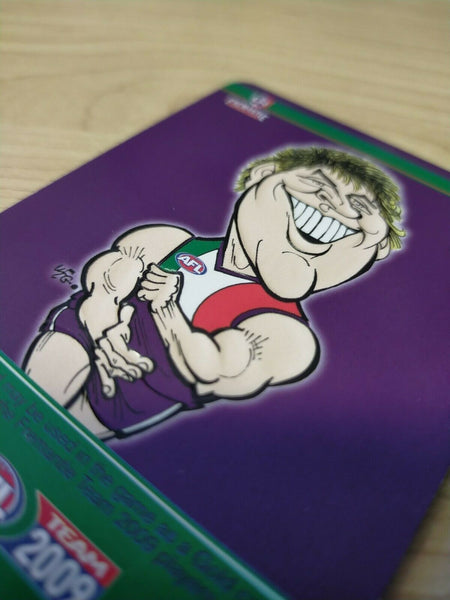 2009 Teamcoach Star Wildcard Printing Error Card Bryce Gibbs Carlton