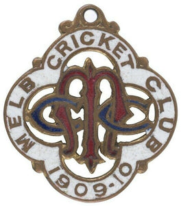 Cricket 1909-10 MCC Melbourne Cricket Club Members Badge