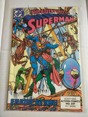 DC 460 November 1989 The Adventures of Superman Comic