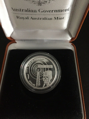 Australia 2006 Royal Australian Mint $1 Television Silver Proof Coin