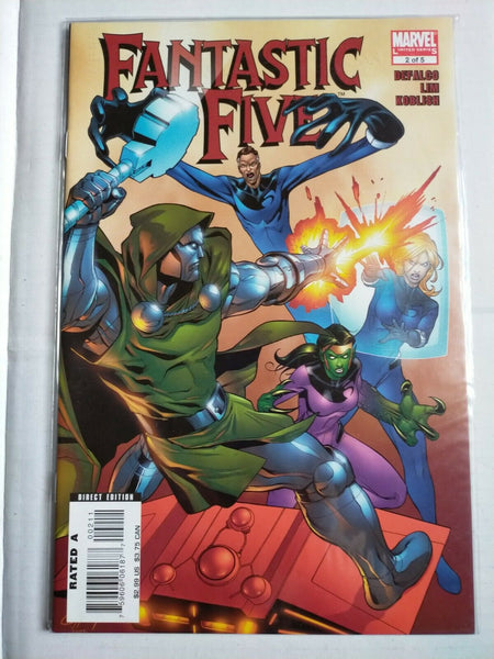 Marvel Comic Book Fantastic Five Limited Series No.2 of 5