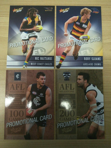 2012 Select AFL Promotional Cards Set of 4