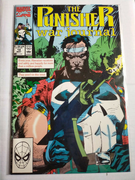 Marvel Comic Book The Punisher War Journal No.18 May 1990