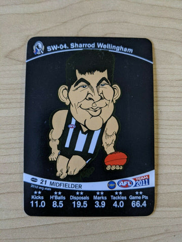 2011 Teamcoach Sample Star Wildcard SW-04 Sharrod Wellingham Collingwood