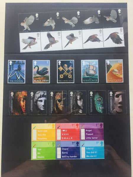 GB Great Britain 2001 Royal Mail Stamp Collectors Pack. Includes Years Issues.