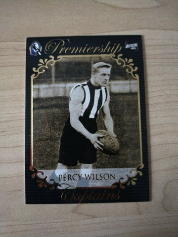 Select ESP Official AFL Collingwood Team Of The Century Percy Wilson (73)