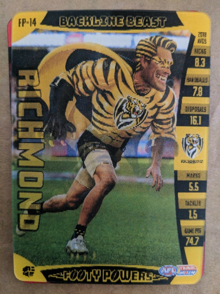 2019 Teamcoach Footy Powers Complete Set of 18
