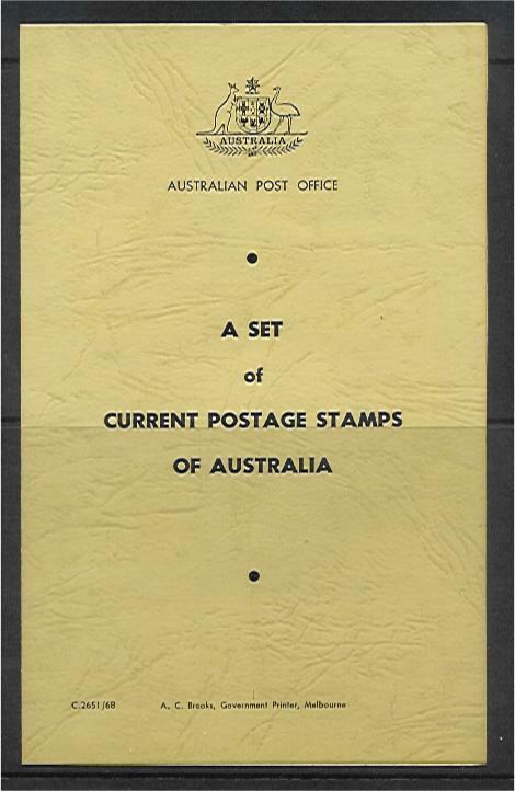 Australia Specimen Folder, 1c to 50c fish birds cto navigator specimen set