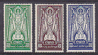 Ireland St Patrick 1937 SG 102/4 Set of 3 MLH