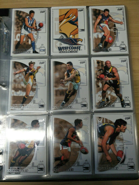 2002 AFL Select Exclusive Complete Base Set