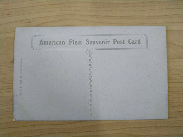 American Vintage USS Virginia American Fleet Souvenir Postcard