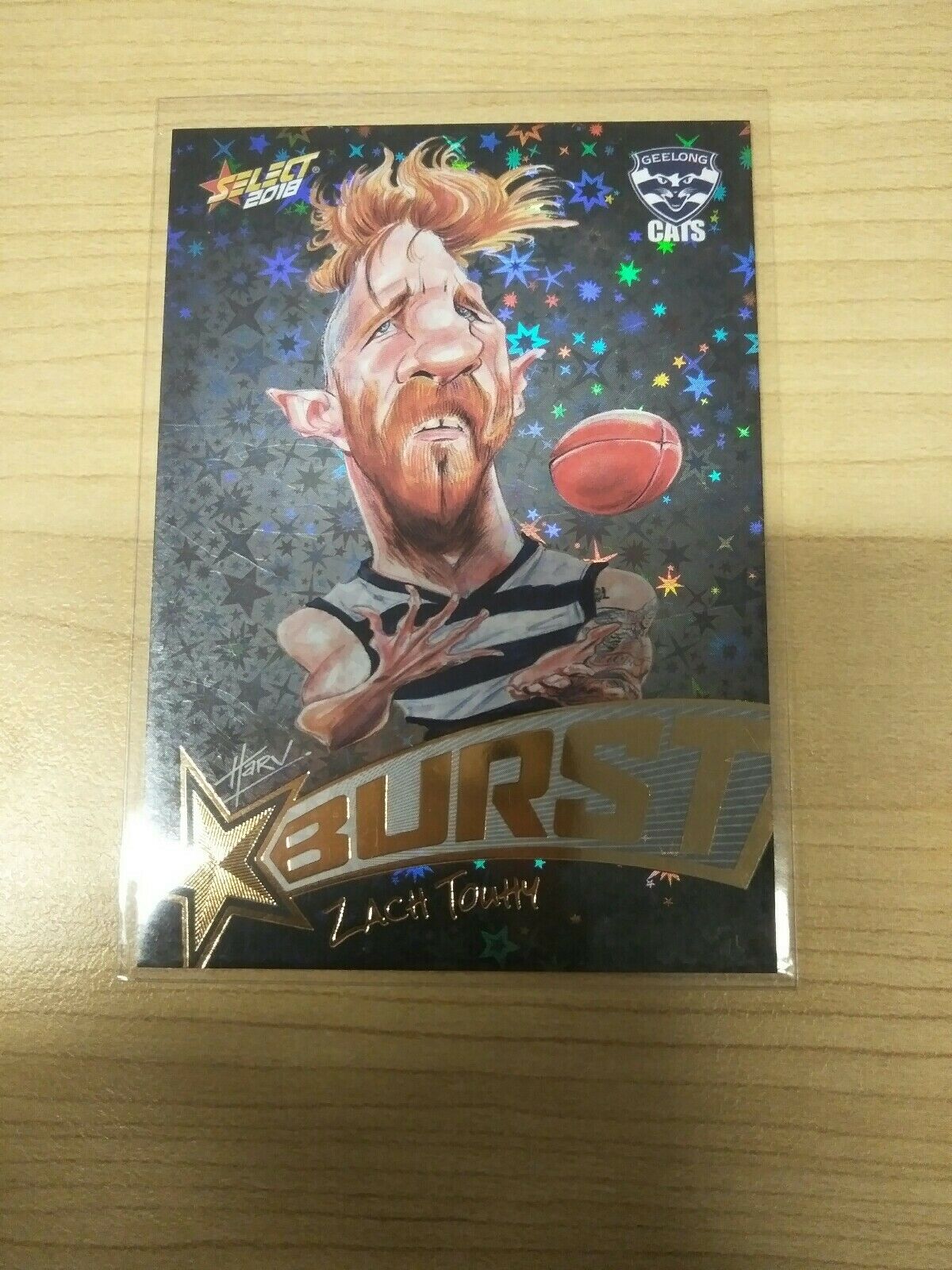 Select 2018 Black Starburst Zach Tuohy Geelong No. 264/600