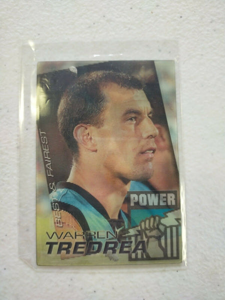 2005 Herald Sun 2D Best & Fairest Card Warren Tredrea Port Adelaide