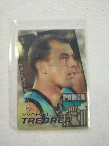 2005 Herald Sun 2D Best & Fairest Card Warren Tredrea Port Adelaide