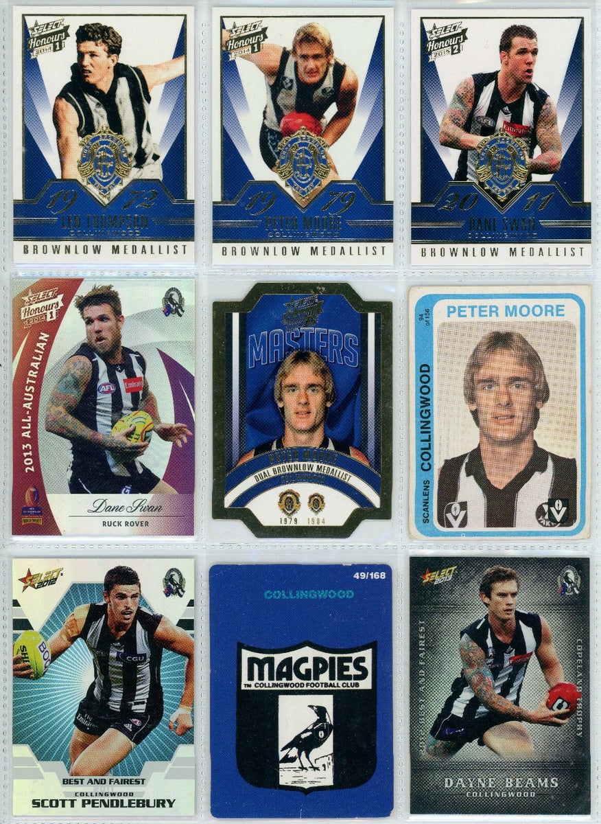 AFL Football Cards - Collingwood x 9 – Shields Stamps & Coins